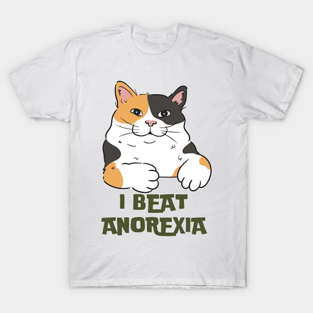 Beat Anorexia T-Shirt by dudelinart